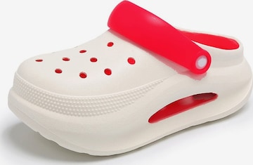HUSKSWARE Clogs in Rot: Vorderseite