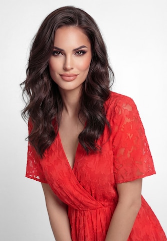 Robe 'Festive' faina en rouge