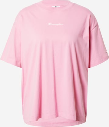 Champion Authentic Athletic Apparel - Camiseta en rosa: frente