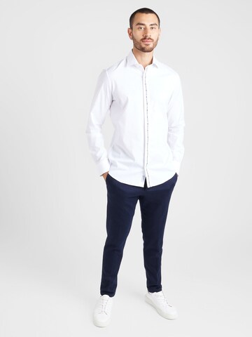 Coupe slim Chemise Michael Kors en blanc