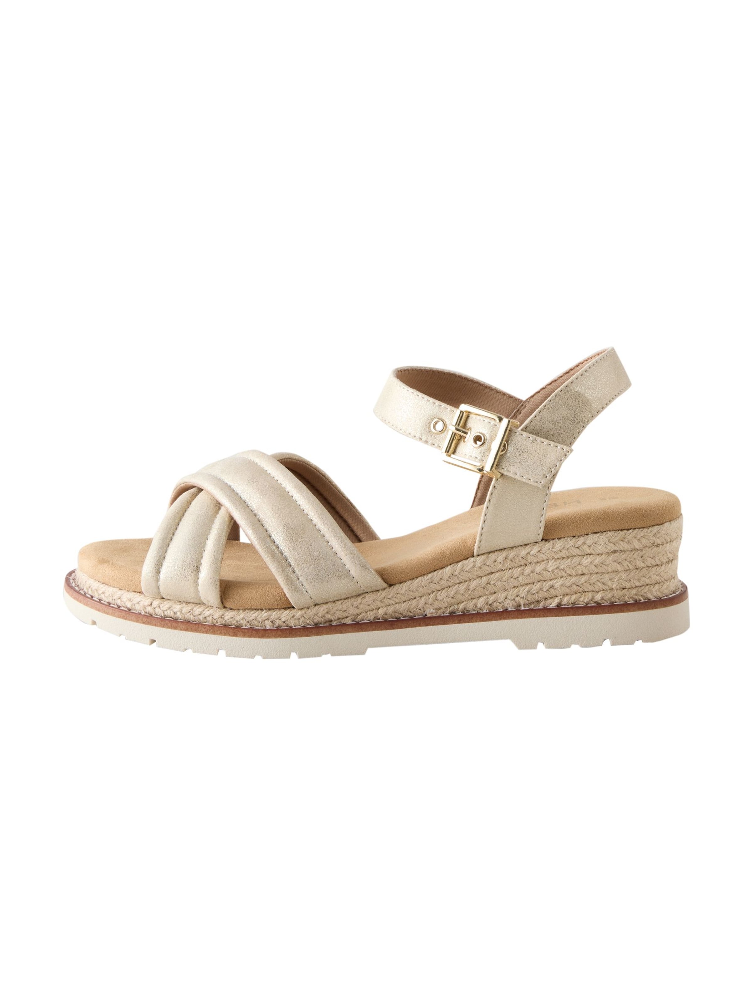 Next Sandal 'Forever Comfort' in Gold: front