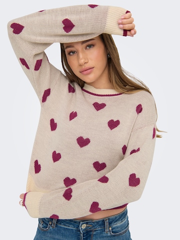 JDY - Jersey 'JDYROMANCE' en beige