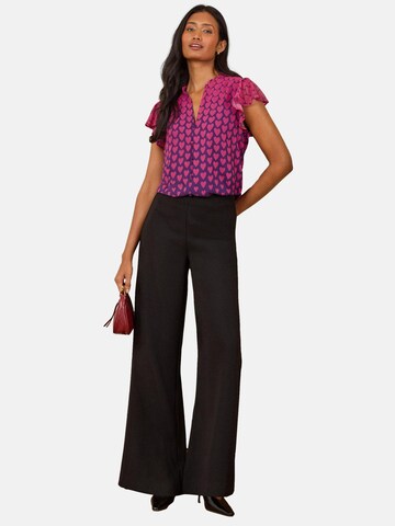 Camicia da donna di love & roses in blu: frontale