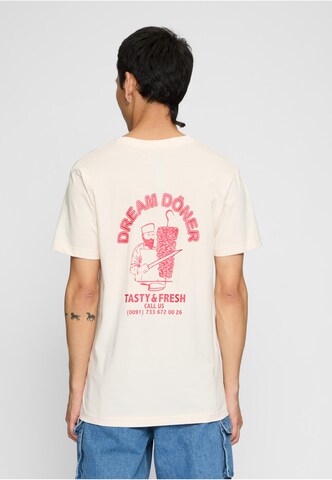 T-Shirt 'Dream Kebab' Mister Tee en beige : devant