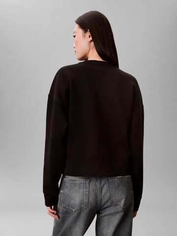 Bluză de molton 'OUTTAKES' de la Calvin Klein pe negru