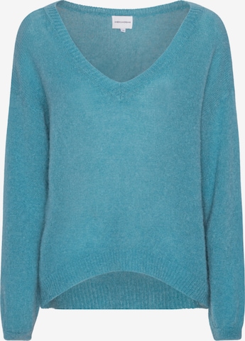 americandreams Oversizepullover 'Silja' in Blau: Vorderseite