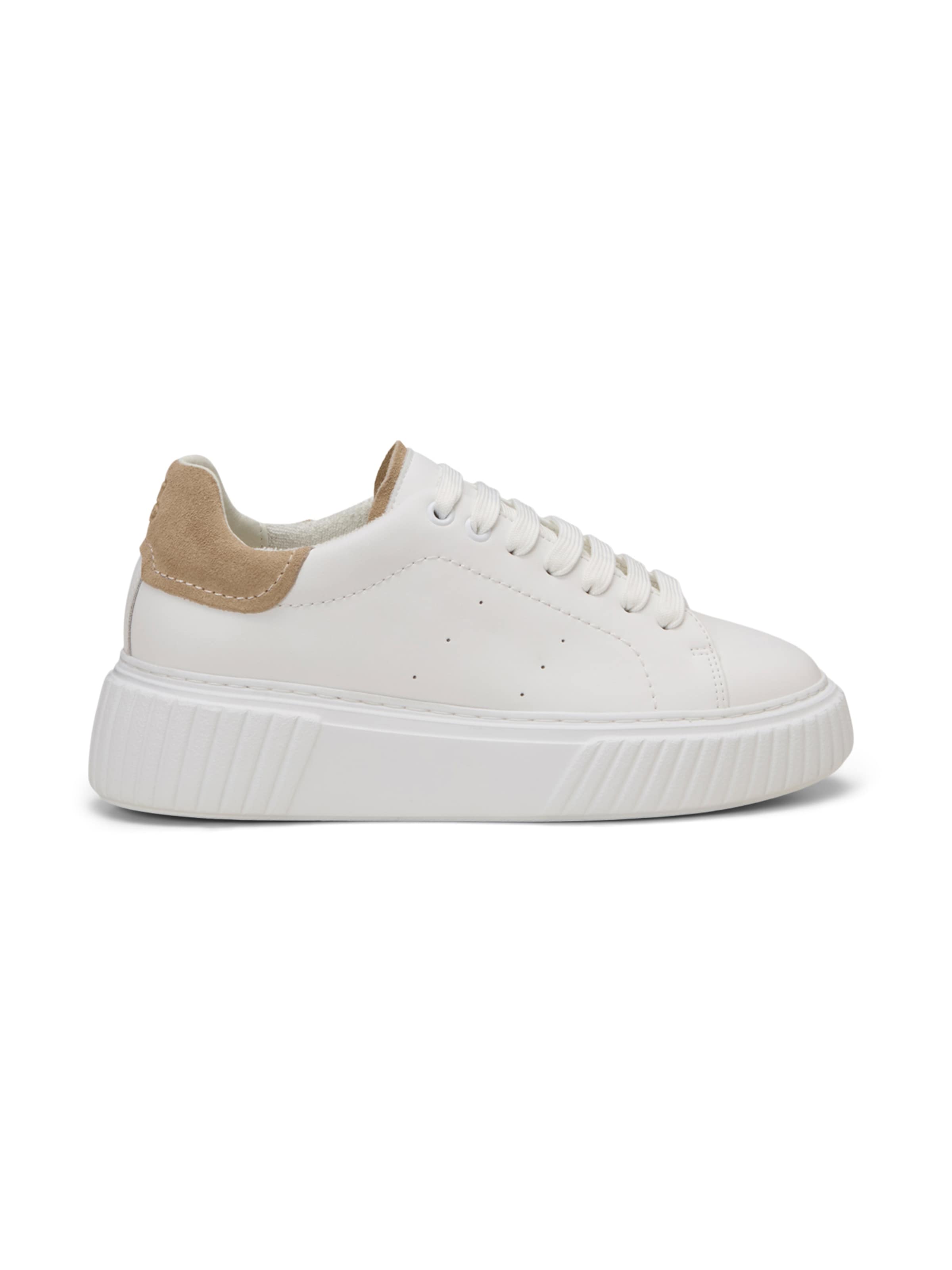 Baskets basses Marc O'Polo en beige : devant