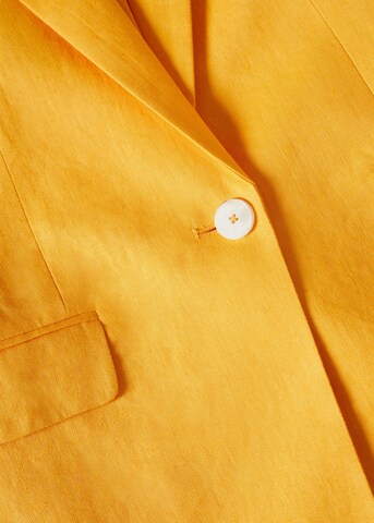 MANGO Blazer 'Boreli' in Yellow