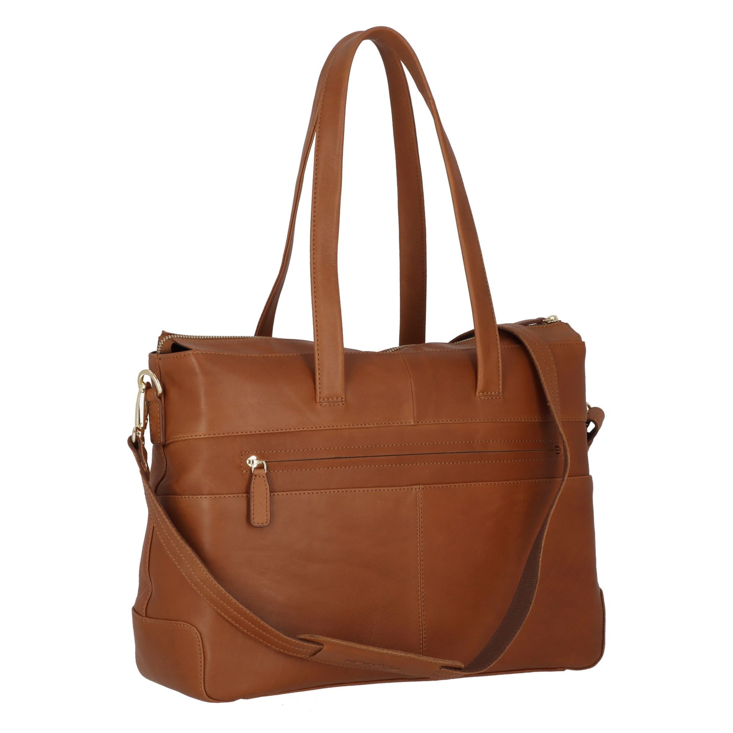 Plevier Document Bag 'Edge' in Brown