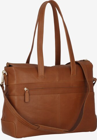 Plevier Document Bag 'Edge' in Brown