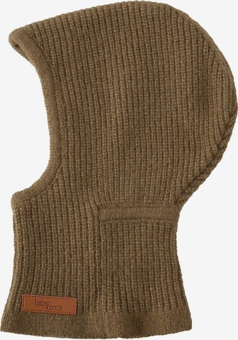 BabyMocs Beanie in Brown: front