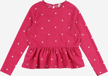 Pieces Kids Shirt 'SELINA' in Pink: front