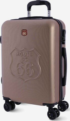 Route 66 - Carrito 'Route 66 - Maleta Cabina 55x40x20' en beige: frente
