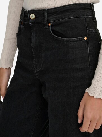 Wide leg Jeans 'ONLMADISON BLUSH HW WIDE DNM CRO099 Noos 15299796' di ONLY in nero