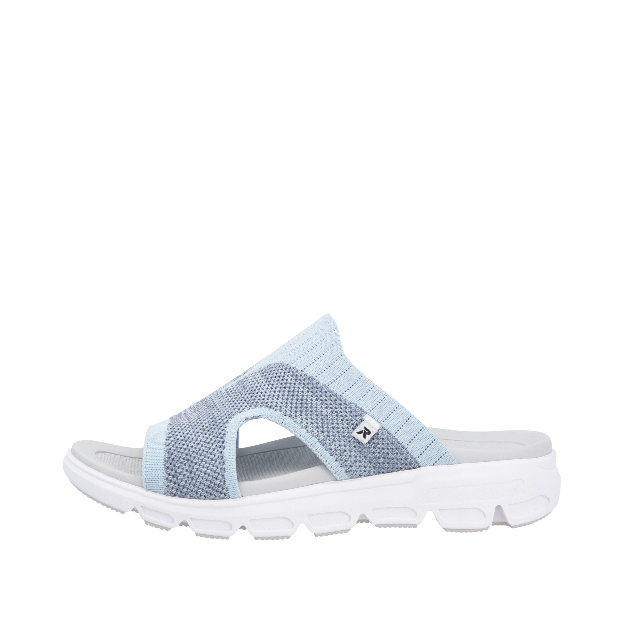Rieker Sport Slides 'V8451' in Blau: Vorderseite