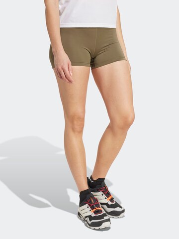 ADIDAS TERREX Скинни Штаны в спортивном стиле в Зеленый