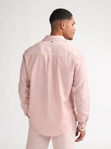 Petrol Industries Regular Fit Hemd 'Eclipse' in Rot