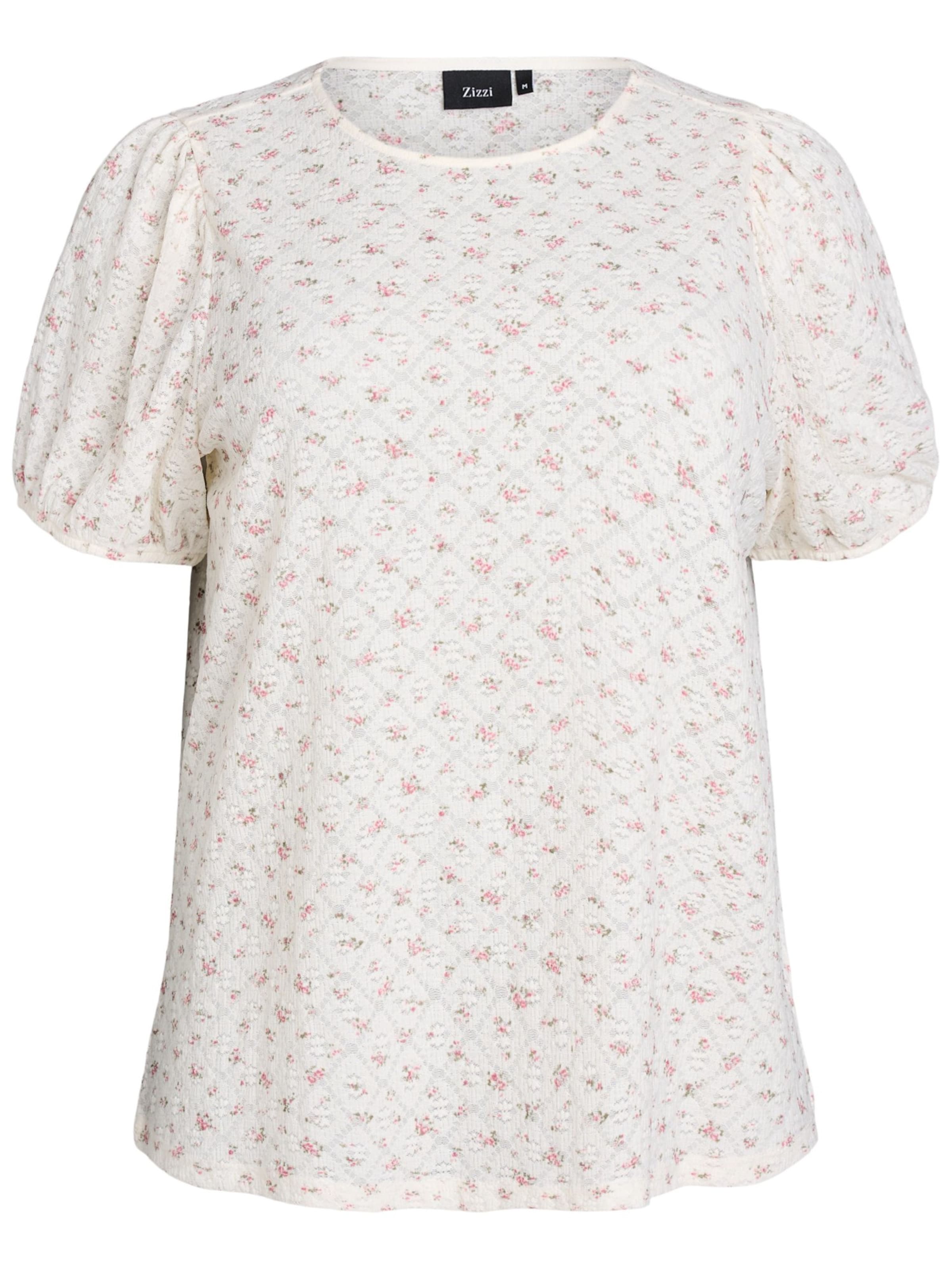 Zizzi Blúzka &#x27;Erani&#x27; - Biela: predná strana