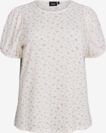 ZizziBluza 'Erani' - bijela boja: prednji dio