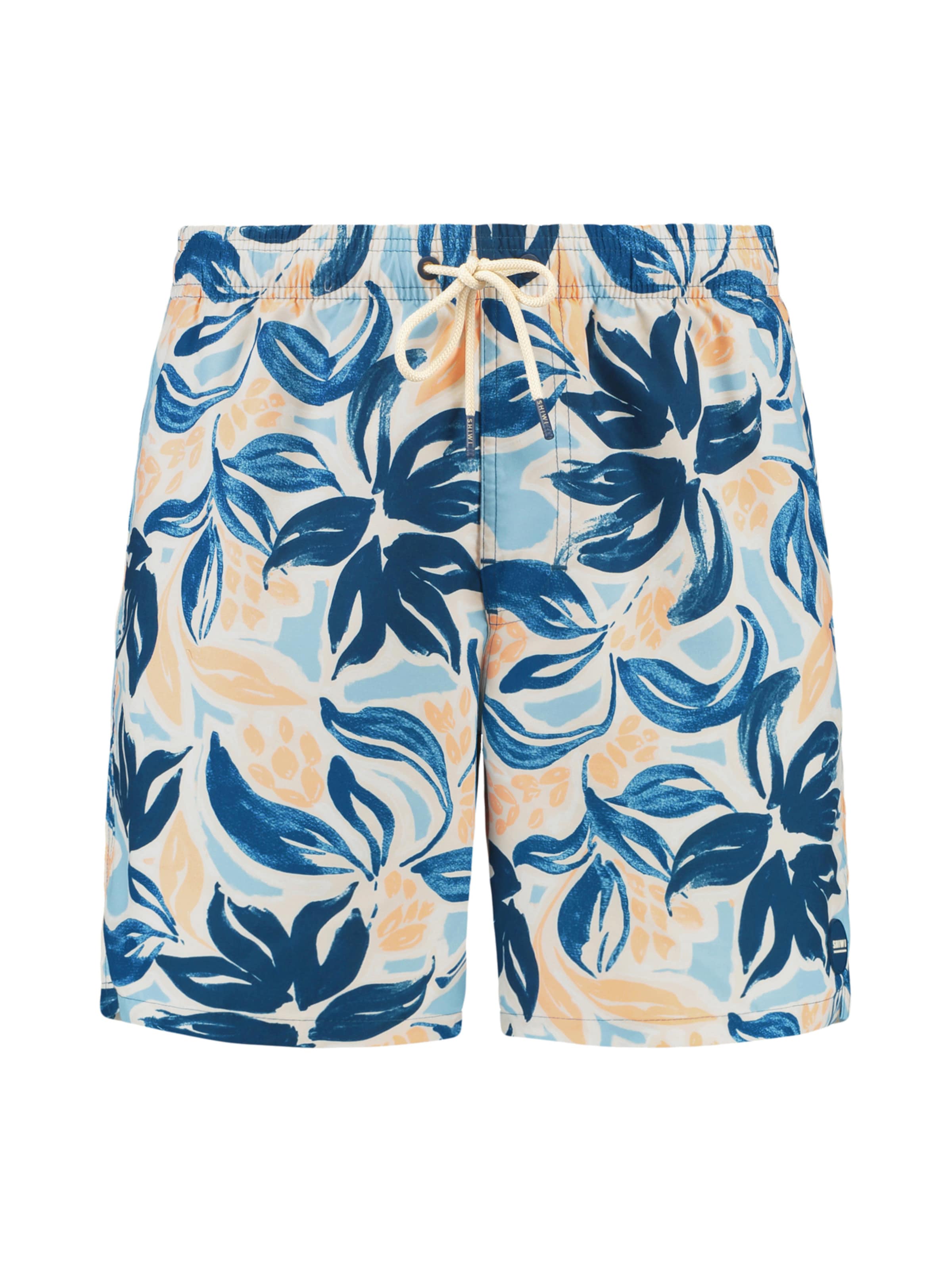 Shiwi Badshorts 'Mike' i blå: framsida