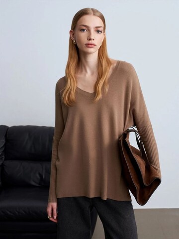 Pull-over 'Pullover' Dilvin en beige : devant
