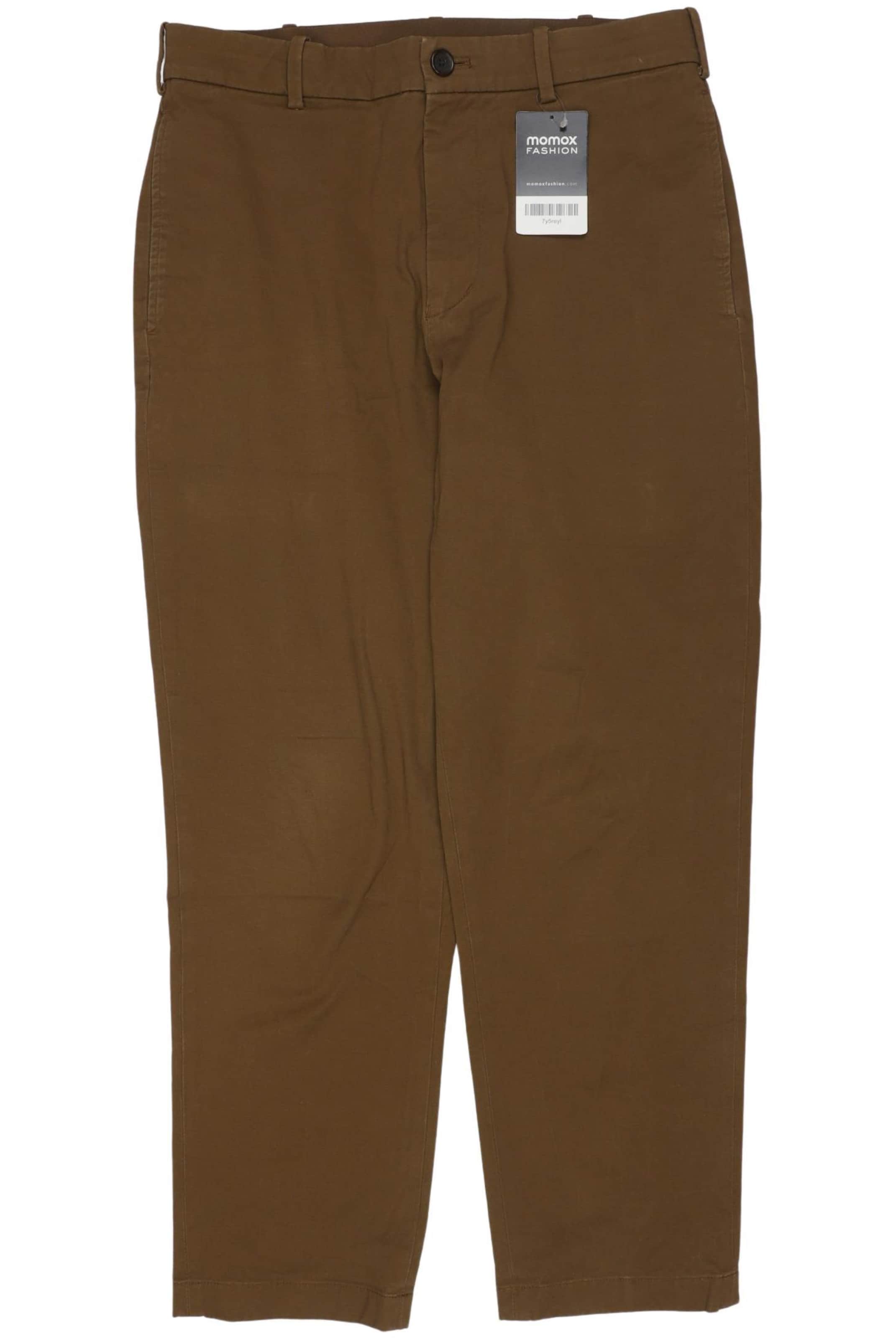 UNIQLO Stoffhose 27 in Braun: Vorderseite