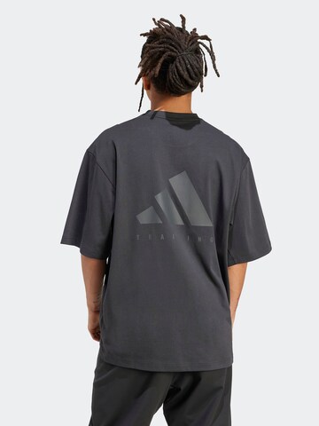 T-Shirt fonctionnel 'Power' ADIDAS PERFORMANCE en noir : devant