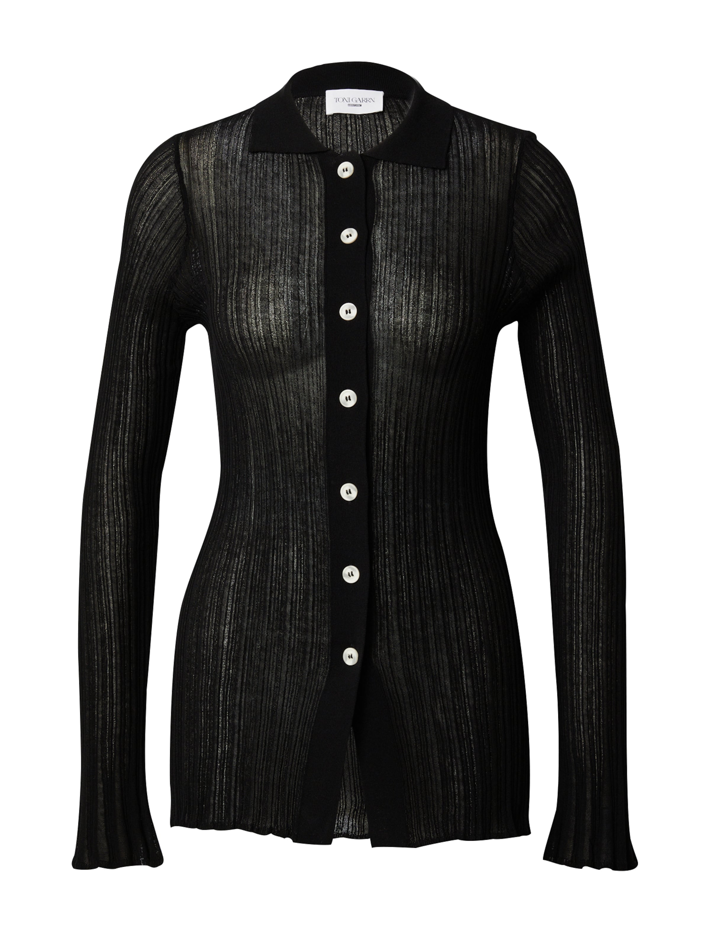 Camicia da donna 'Nina' di ABOUT YOU x Toni Garrn in nero: frontale