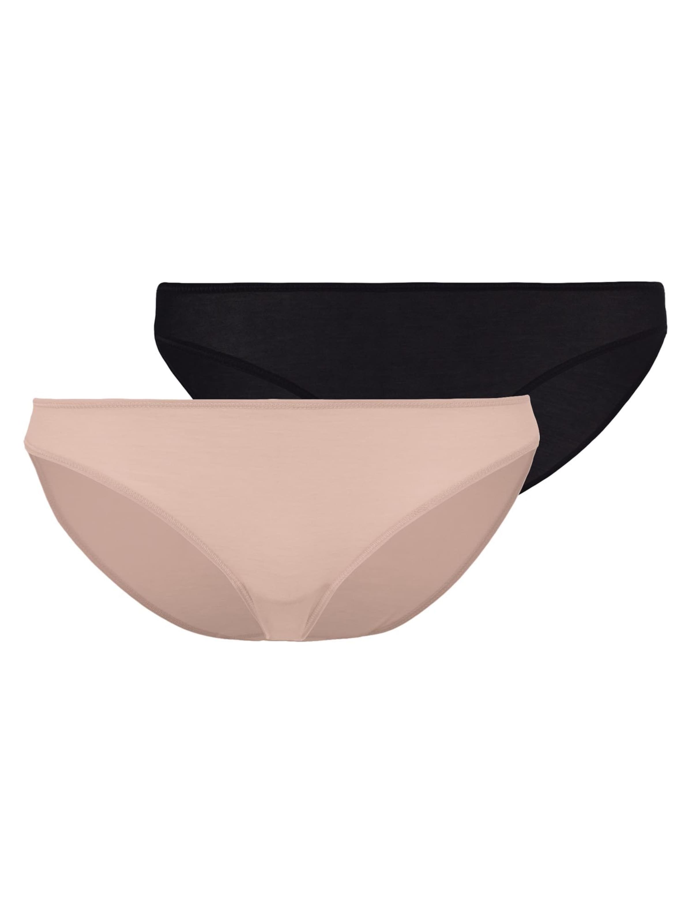 Hanro Slip 'Ultralight'‌‌‌‌‌‌‌‌‌‌ in Schwarz: Vorderseite