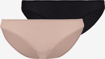 Hanro Slip 'Ultralight' in Schwarz: Vorderseite
