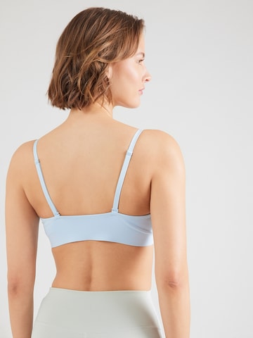 NIKE Triangel Sport bh in Blauw