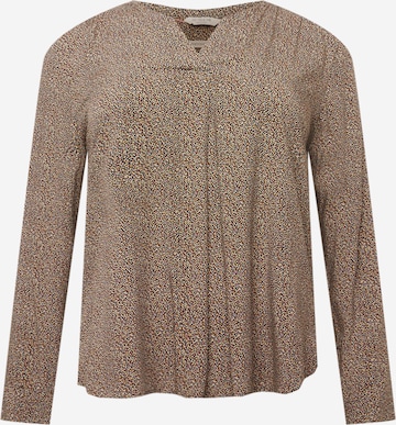 Tom Tailor Women + Blouse in Brown: front
