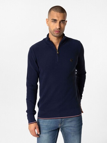 Williot Trui 'Hierro' in Blauw: voorkant