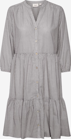 SAINT TROPEZ Shirt dress 'Mabel' in Grey: front