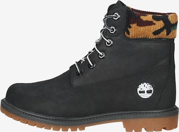 TIMBERLAND Fűzős rövid szárú csizmák - fekete