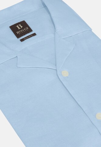 Coupe regular Chemise Boggi Milano en bleu