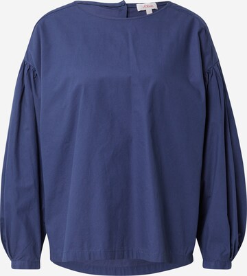 s.Oliver Blouse in Blue: front