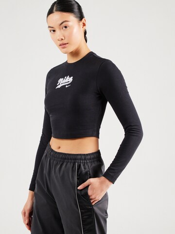 Nike Sportswear Shirt in Black: front