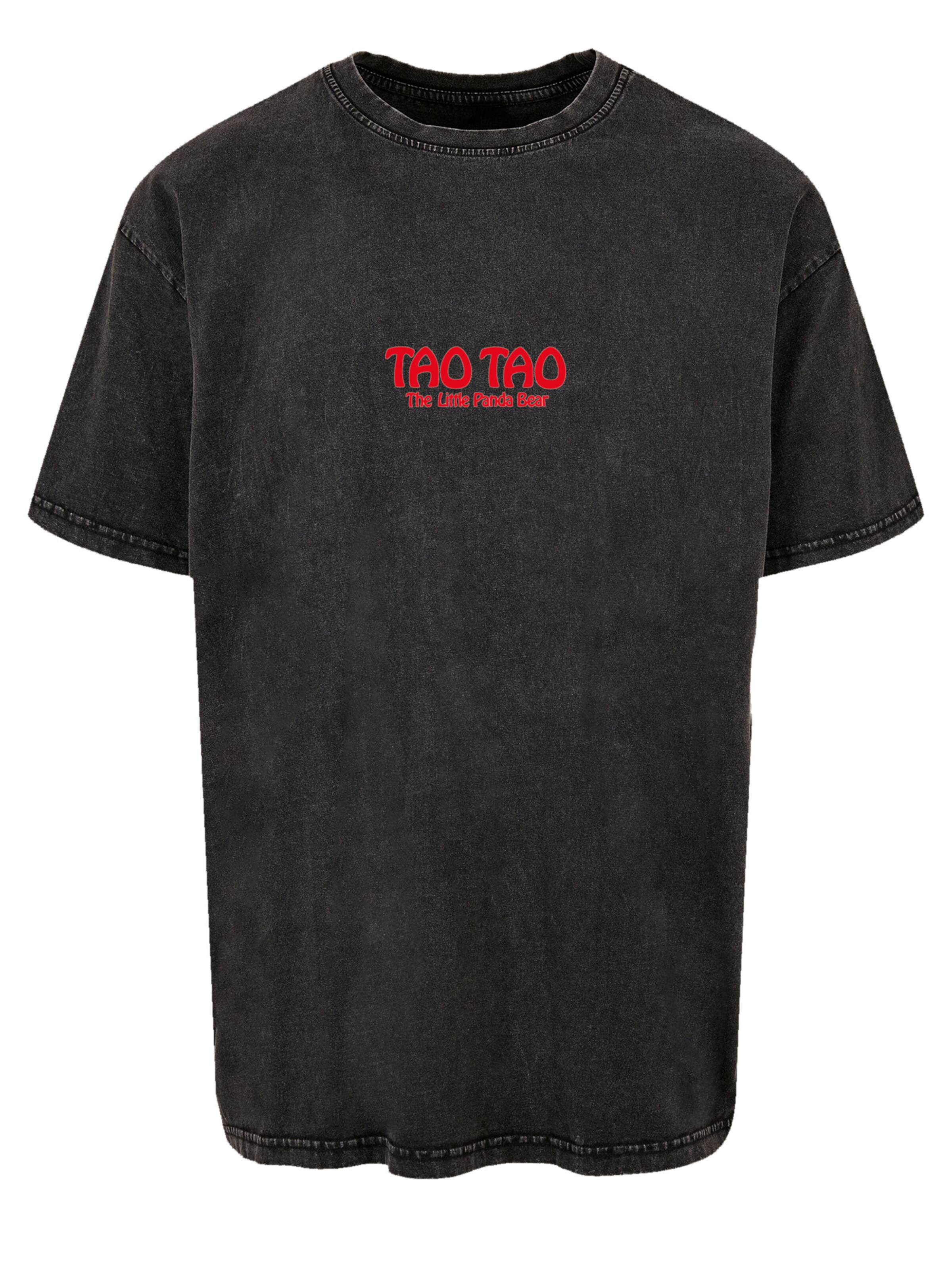 F4NT4STIC Shirt 'Tao Tao Heroes of Childhood' in Schwarz: Vorderseite