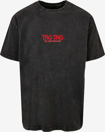 F4NT4STIC Shirt 'Tao Tao Heroes of Childhood' in Zwart: voorkant