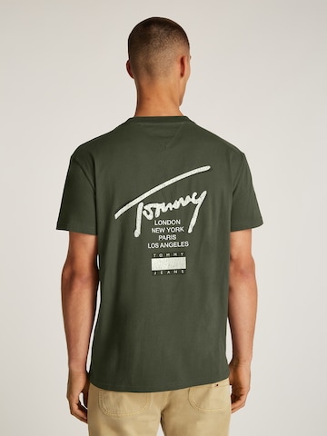 Tommy Jeans Särk, värv roheline