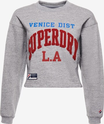 Superdry Sweatshirt in Grey: front