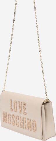 Borsa a tracolla di Love Moschino in beige