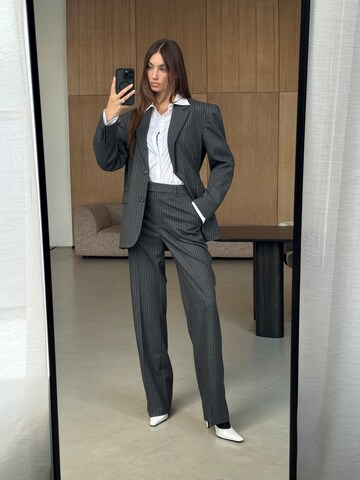 RÆRE by Lorena Rae - regular Pantalón de pinzas 'Fabrice' en gris