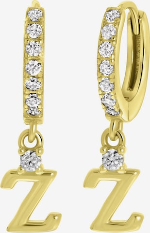 Lucardi Earrings in Gold: front