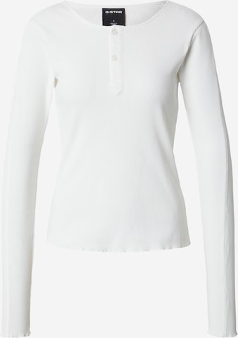 G-STAR Tričko – bílá: přední strana