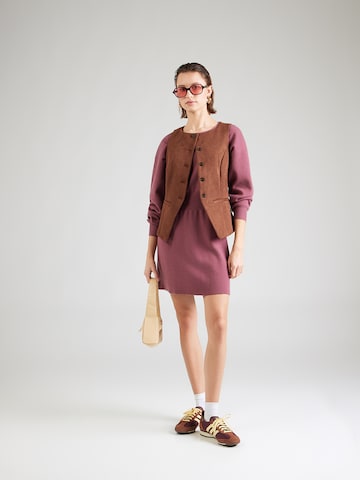 ABOUT YOU Pletené šaty 'Annelie' - Ružová