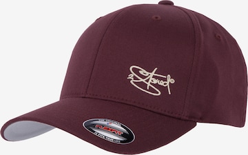 2Stoned Cap 'Flexfit Wooly Combed Classic' in Red: front