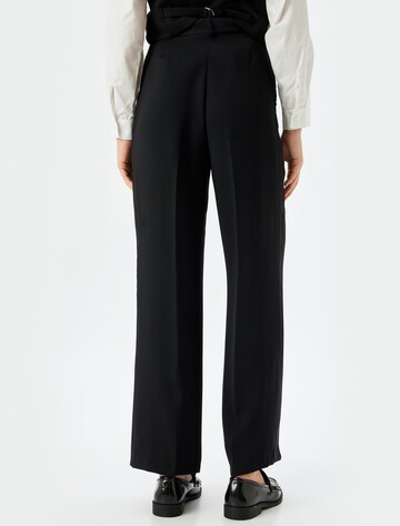 Koton Wide leg Pantalon in Zwart