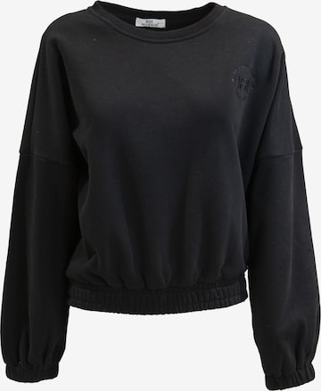 Influencer Sweatshirt in Zwart: voorkant